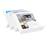 vidaXL Estante de revistas 53 x 40 x 28.5 cm Madera de ingeniería, Gabinete Lateral Moderno, Unidad de Almacenamiento de Madera, Organizador Funcional de Sala de Estar, Mueble de Madera elaborada