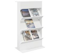 vidaXL Estante de revistas 70 x 41 x 126 cm Madera de ingeniería, Organizador de Sala, Estante Moderno, Soporte Independiente para revistas, Ahorra Espacio, diseño de Madera