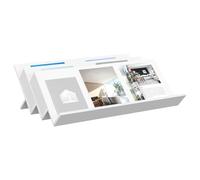 vidaXL Estante de revistas 90 x 53 x 28,5 cm Madera de ingeniería, Gabinete Lateral Moderno, Unidad de Almacenamiento de Madera, Organizador Funcional de Sala de Estar, Mueble de Madera elaborada