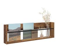 vidaXL Estante de revistas madera vieja 100 x 12 x 30 cm