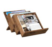 vidaXL Estante de revistas con Estante Madera Vieja 53 x 40 x 28.5 cm, Gabinete Lateral Moderno, Unidad de Almacenamiento de Madera, Organizador Funcional de Sala de Estar, Mueble de Madera elaborada