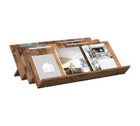 vidaXL Estante de revistas con Estante Madera Vieja 90 x 53 x 28,5 cm, Gabinete Lateral Moderno, Unidad de Almacenamiento de Madera, Organizador Funcional de Sala de Estar, Mueble de Madera elaborada