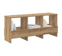 vidaXL Estante de revistas Roble Artesanal 102 x 30 x 45 cm, Sala de Estar, Soporte para revistas Moderno, Organizador Rectangular de Almacenamiento, exhibición Elegante, diseño Minimalista, ahorrado