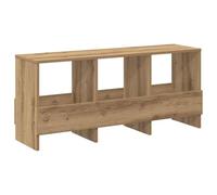 vidaXL Estante de revistas Roble Artesanal 102 x 30 x 45 cm, Sala de Estar, Soporte para revistas Moderno, Organizador Rectangular de Almacenamiento, exhibición Elegante, diseño Minimalista, ahorrado