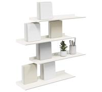 vidaXL Estante Flotante 4 pcs 60 x 18 x 2,5 cm Acero, Almacenamiento en la Sala de Estar, estantes de Pared Modernos, organizadores de Interior, diseño Rectangular, Unidades Que ahorran Espacio