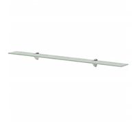 vidaXL Estante Flotante de Cristal Medidas 100x20 cm Grosor del Vidrio de 8 mm