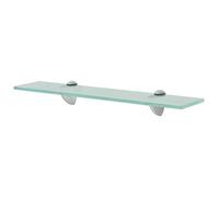 vidaXL Estante Flotante de Cristal Medidas 50x10 cm Grosor del Vidrio 8 mm Claro