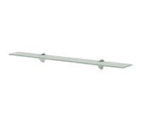 vidaXL Estante flotante de cristal 80x20 cm, vidrio 8 mm