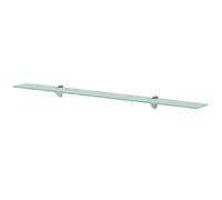 vidaXL Estante Flotante de Cristal Medidas 100x10cm Grosor del Vidrio 8 mm Claro