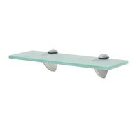vidaXL Estante Flotante de Cristal Medidas 30x10 cm Grosor del Vidrio 8 mm Claro