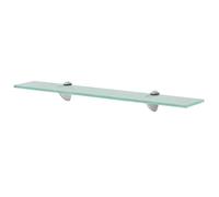 vidaXL Estante Flotante de Cristal Medidas 60x10 cm Grosor del Vidrio 8 mm Claro