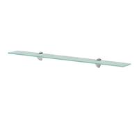 vidaXL Estante Flotante de Cristal Medidas 90x10 cm Grosor del Vidrio 8 mm Claro