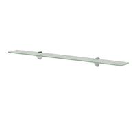vidaXL Estante Flotante de Cristal Medidas 90x20 cm Grosor del Vidrio de 8 mm