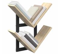 vidaXL Estante Flotante de Pared 2 pcs Roble Sonoma 43 x 15 x 47 cm, Estanterías flotantes Modernas para la Sala, Decorativas y funcionales, diseño Minimalista, organización Elegante