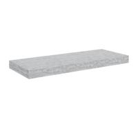 vidaXL Estante Flotante de Pared Repisa Balda Estantería Salón Sala de Estar Exhibición Colgante Decoración Gris Hormigón MDF 60x23,5x3,8 cm