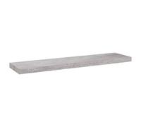 vidaXL Estante Flotante de Pared Repisa Balda Estantería Salón Sala de Estar Exhibición Colgante Decoración Gris Hormigón MDF 90x23,5x3,8 cm