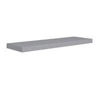 Estante flotante de pared gris MDF 80x23,5x3,8 cm