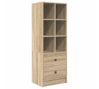 vidaXL Estantería de Roble de Sonoma Roble de Sonoma MDF Grande