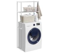 vidaXL Estante para Lavadora - Mueble de Almacenamiento Ajustable, Moderno y Compacto para Baño y Lavandería. ¡Aprovecha el Espacio en casa!
