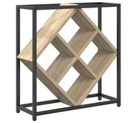 vidaXL Estante para vinos Roble Sonoma 51x18x52,5 cm Madera Engineered