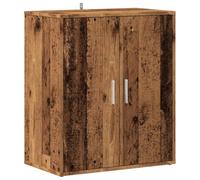 vidaXL Mueble Zapatero Madera ingeniería Madera Envejecida 60x35x70 cm, Mueble Zapatero, Armario de Zapatos, estantería de Zapatos, Armario Zapatero