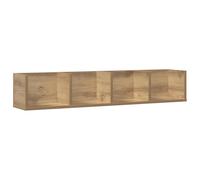 vidaXL Estante Pared CD Madera ingeniería Roble Artisan 100x18x18 cm, Estante Flotante, Estante montado en la Pared, Estante Colgante, Estante de CD