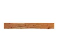 vidaXL Estante Pared Rectangular Madera Acacia Borde Vivo 160x20x2,5cm