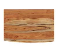 Estante Pared Rectangular Madera Acacia Borde Vivo 70x40x2,5 Cm Vidaxl