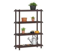 vidaXL Estantería 4 Niveles 100 x 40 x 136,5 cm PP Marrón