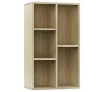 Estantería/Aparador madera contrachapada color roble 50x25x80cm