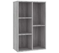 Estantería/Aparador madera contrachapada gris Sonoma 50x25x80cm
