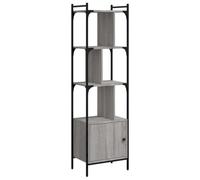Estantería Con Puerta Madera Gris Sonoma 44,5x30x154,5 Cm Vidaxl