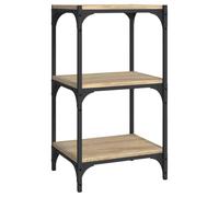 vidaXL Estantería contrachapada y Acero Roble Sonoma 40x33x70,5 cm