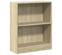 vidaXL Estantería de almacenaje para libros – Armario auxiliar en madera de ingeniería Roble Sonoma
