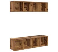 vidaXL Estantería de cubos - Estantería modular para la pared. Perfecto para organizar tu hogar y darle un toque bonito a tu sala de estar.