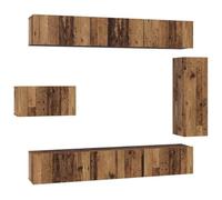 vidaXL Estantería de garaje - Estantería de pared para un aspecto moderno, diseño minimalista y estantes que ahorran espacio.
