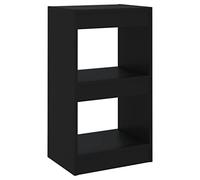 vidaXL Estantería de Libros/Divisor de Espacios Negro 40x30x72 cm
