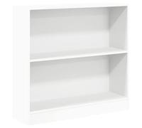 vidaXL Estantería de Madera contrachapada Blanco 80x24x75 cm, estantería de Pared, Estante para Libros, Mueble de estantes, estanterías de Pared