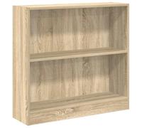 vidaXL Estantería de Madera contrachapada Color Roble 80x24x75 cm, estantería de Pared, Estante para Libros, Mueble de estantes, estanterías de Pared