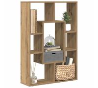 vidaXL Estantería de madera de ingeniería artisian 63x20x90 cm, librería, estantería para libros, estante para libros, librerías