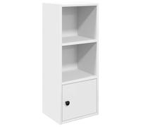 vidaXL Estantería de Madera de ingeniería Blanca 31x24x77 cm