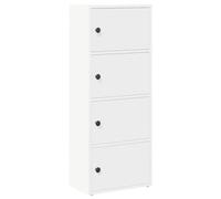 vidaXL Estantería de Madera de ingeniería Blanca 40x24x102 cm, estantería para Libros, estantería para Libros, Estante de Almacenamiento