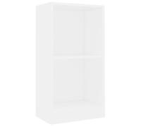 vidaXL Estantería de Madera de ingeniería Blanca 40x24x75 cm, estantería de Libros, estantería para Libros, Estante de Almacenamiento