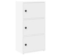 vidaXL Estantería de Madera de ingeniería Blanca 40x24x77 cm