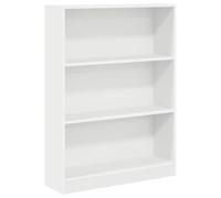 vidaXL Estantería de Madera de ingeniería Blanca 80x24x109 cm, estantería de Libros, librería, Estante de Almacenamiento, Armario de Almacenamiento