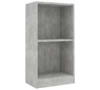 vidaXL Estantería de Madera de ingeniería Gris hormigón 40x24x75 cm, estantería de Libros, estantería para Libros, Estante de Almacenamiento