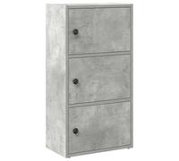 vidaXL Estantería de Madera de ingeniería Gris hormigón 40x24x77 cm