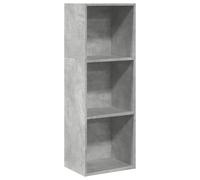 vidaXL Estantería de Madera de ingeniería Gris hormigón 40x30x114 cm, librería, estantería de Libros, Estante de Libros, librerías