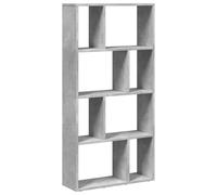 vidaXL Estantería de Madera de ingeniería Gris hormigón 60x20x120 cm, librería, estantería para Libros, Estante para Libros, librerías