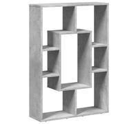 vidaXL Estantería de Madera de ingeniería Gris hormigón 63x20x90 cm, librería, estantería para Libros, Estante para Libros, librerías